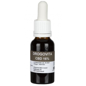 DrogoVita Gouttes d'huile de CBD 16% (20ml) 