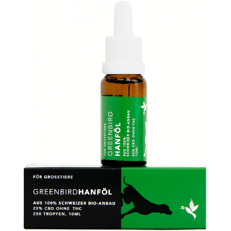 Greenbird CBD Hemp Oil 25% Animal Line (10ml)