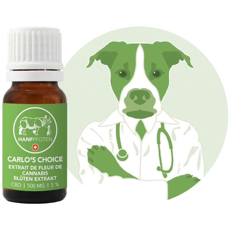 Hanfpfoten Dogs CARLO'S CHOICE CBD Oil 5% (10ml) 