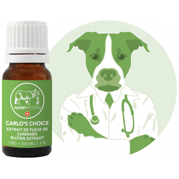 Hanfpfoten Dogs CARLO'S CHOICE CBD Oil 5% (10ml)