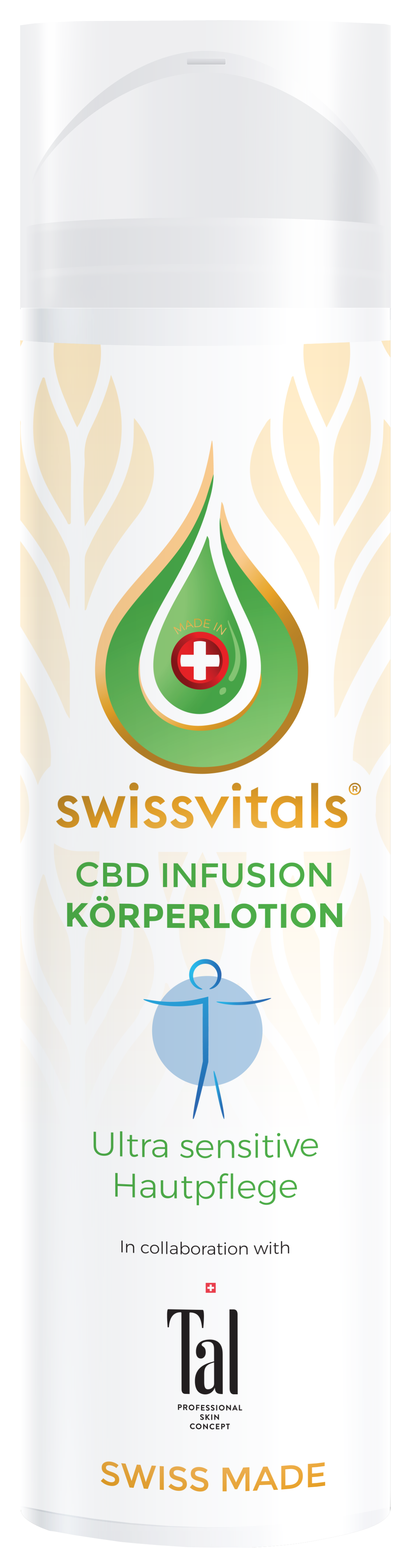 Image of Swissvitals Körperlotion mit CBD (200ml) bei CBD-Balance.ch