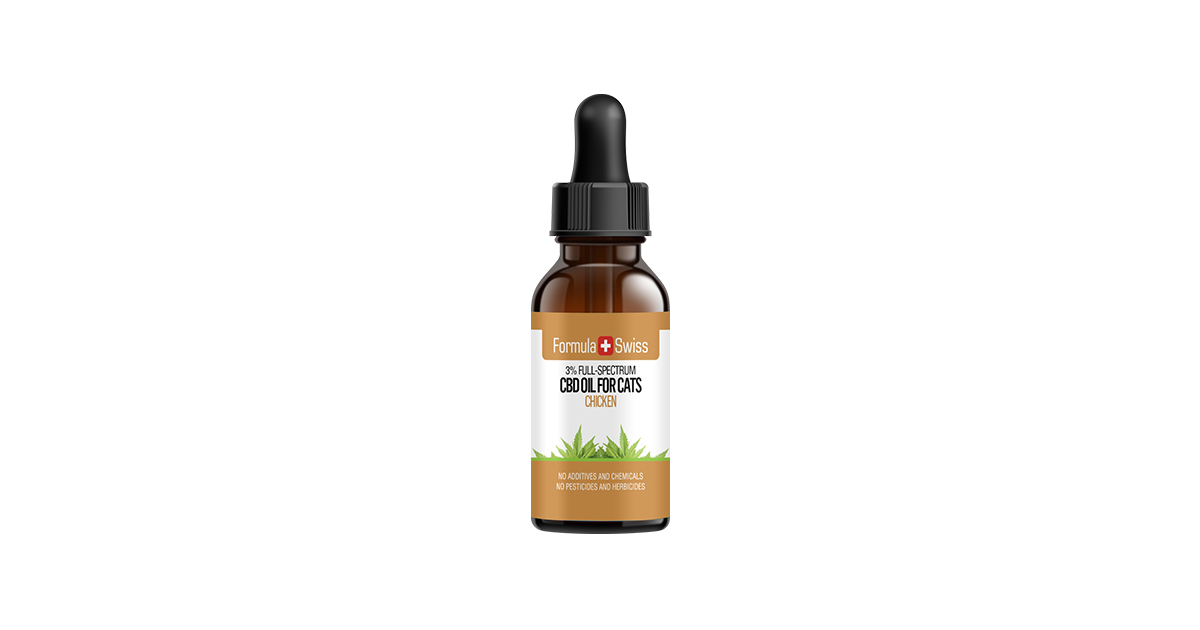 Formula Swiss CBD oil for animals with poultry flavor 3% (10ml)