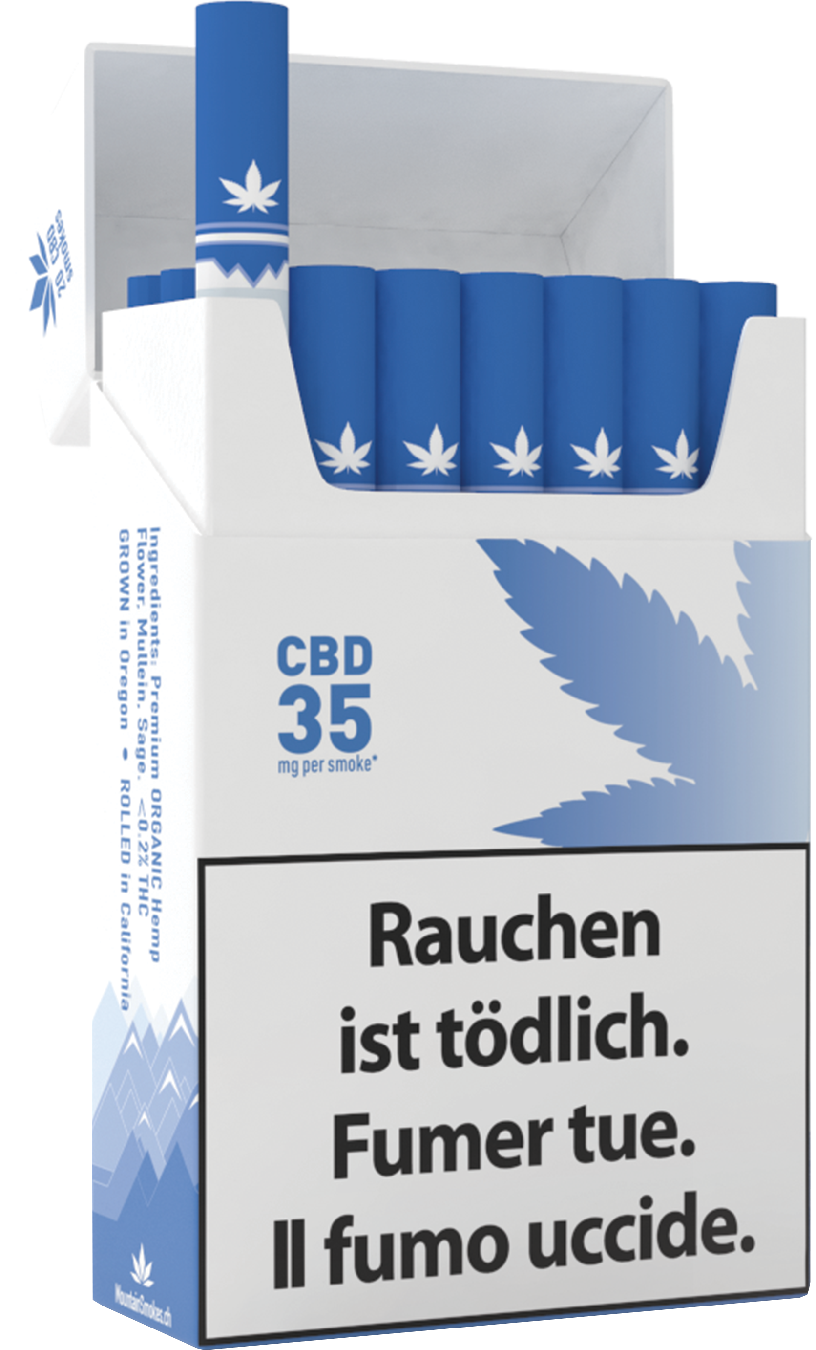 Image of Mountain Smokes CBD Zigaretten 35mg (1 Stk) bei CBD-Balance.ch