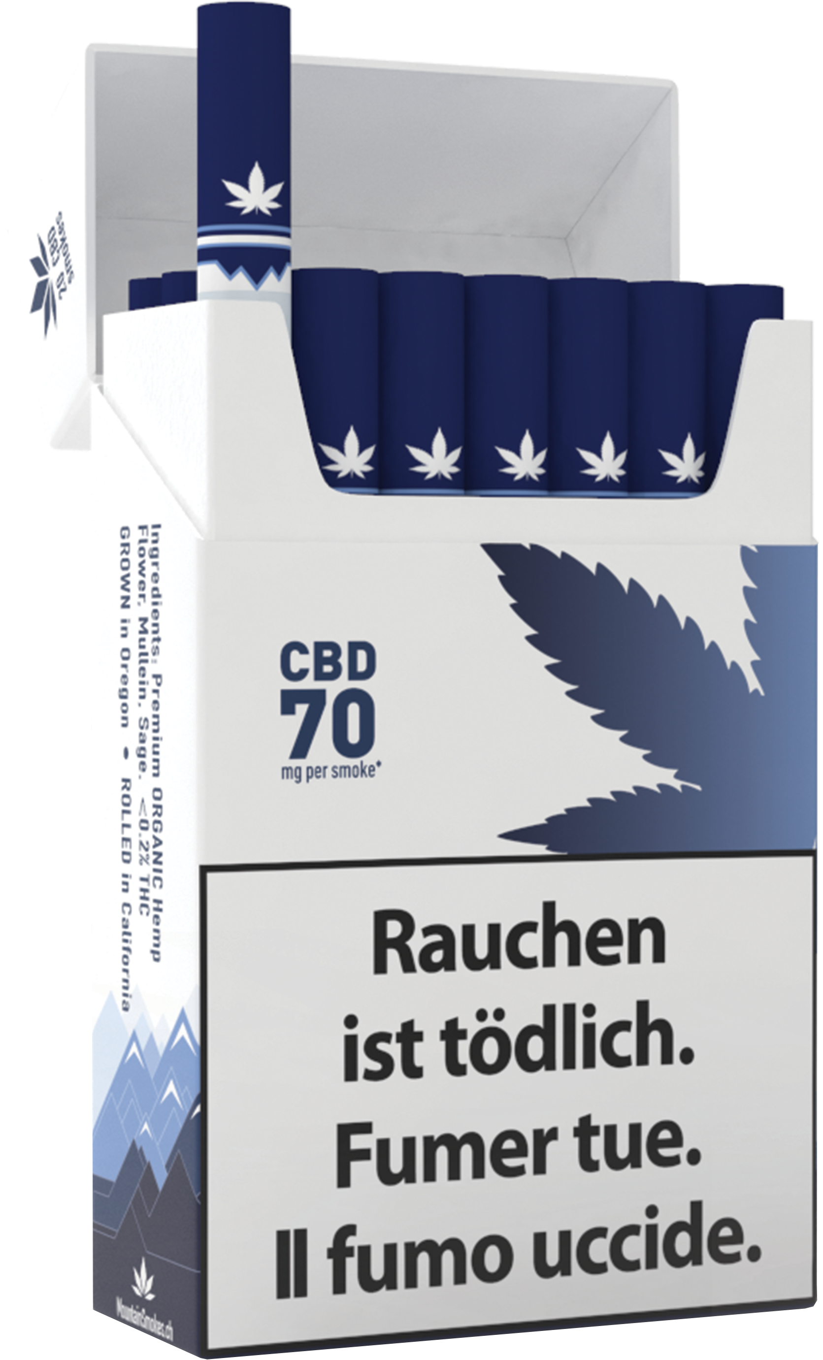 Image of Mountain Smokes CBD Zigaretten 70mg (1 Stk) bei CBD-Balance.ch
