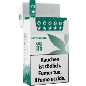 Mountain Smokes CBD Cigarettes Mint Squeeze 35mg (1 pc)