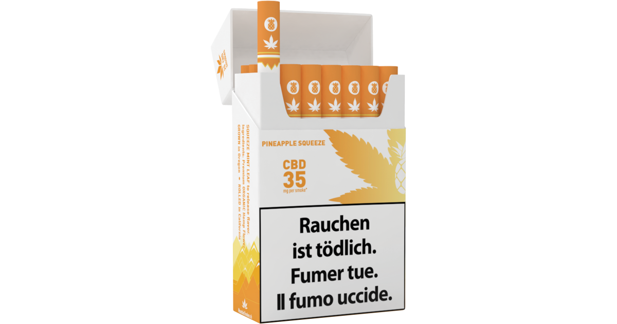 Mountain Smokes Cigarettes CBD Pineapple Squeeze 35mg (1 pc) 