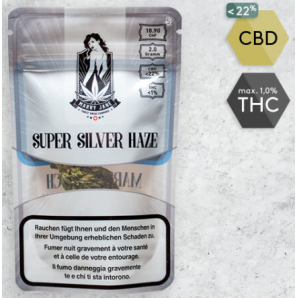 Marry Jane Fleurs CBD Super Silver Haze (2g) 