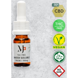 Marry Jane THC-free water-soluble CBD tincture 5% (10ml)