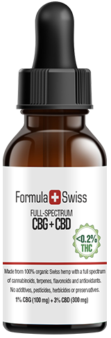 Image of Formula Swiss 1% CBG + 3% CBD-Öl (10ml)