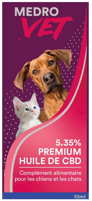 Image of MEDROVET Hunde & Katzen CBD 5.35% Öl Vial (10ml) bei CBD-Balance.ch