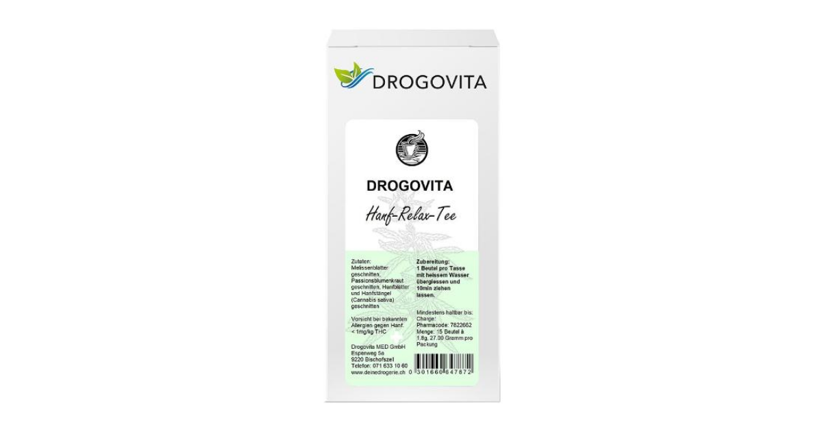 Drogovita Hanf-Relax Tee Beutel (15 Stk)