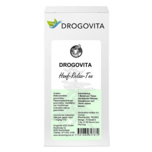 DrogoVita Bustina di tè Hemp Relax (15 pezzi)