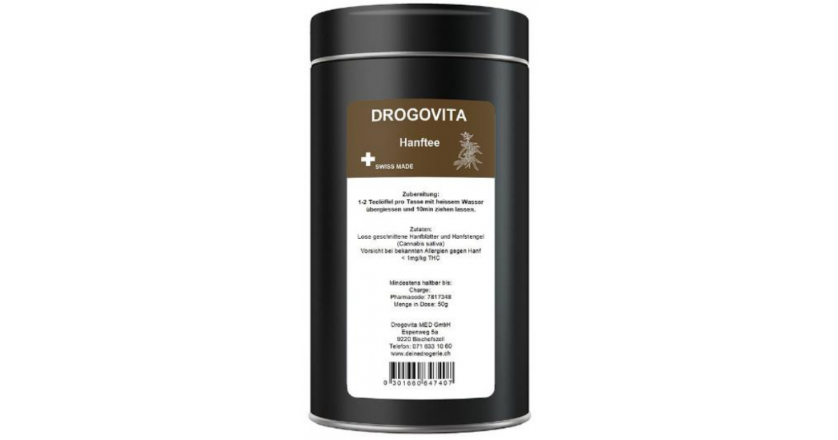 DrogoVita Hemp tea tin (50g)