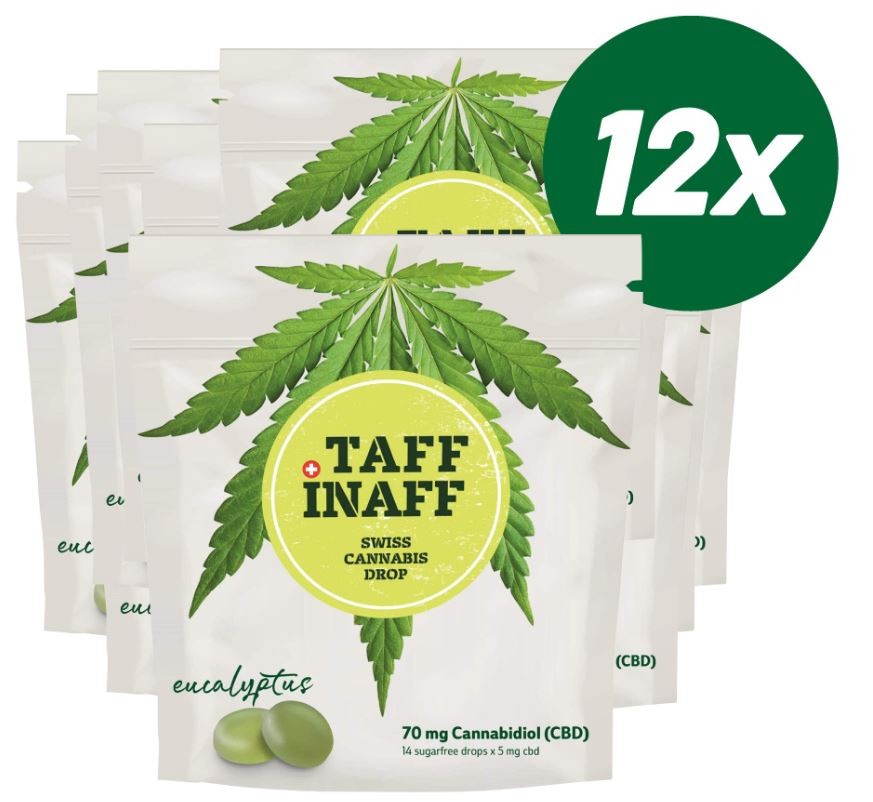 Image of TAFF INAFF CBD Eucalyptus Drops (12x14 Stk) bei CBD-Balance.ch