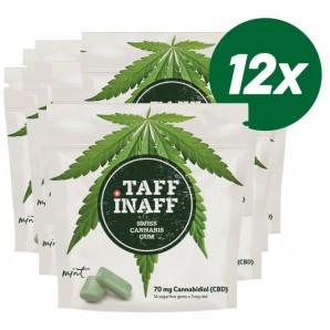 TAFF INAFF CBD Mint Gums (12x14 pcs)
