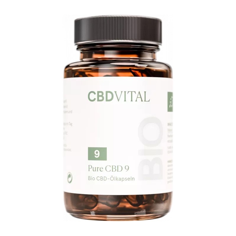 CBD VITAL PURE CBD 9 (5%) gélules (60 gélules) 