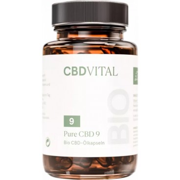 CBD VITAL PURE CBD 9 (5%) capsules (60 capsules)