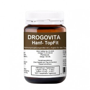 DrogoVita Capsule di canapa TopFit (100 capsule)