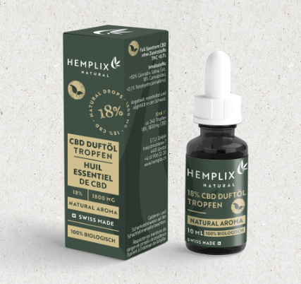 Image of Hemplix CBD Öl Tropfen 18% (10ml) bei CBD-Balance.ch