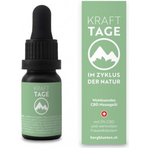 BergBlüten KRAFTTAGE CBD Massage Oil (10ml)