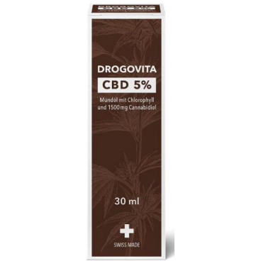 DrogoVita Olio CBD per bocca 5% (30 ml)