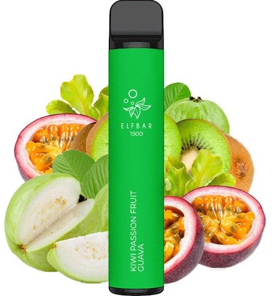 Image of ELF BAR Kiwi Passionfruit Guava (1500) bei CBD-Balance.ch