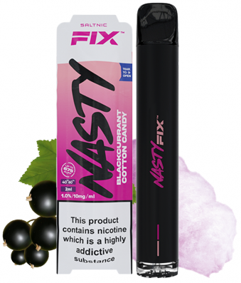 Image of Nasty Fix Blackcurrant Cotton Candy (675 Züge) bei CBD-Balance.ch