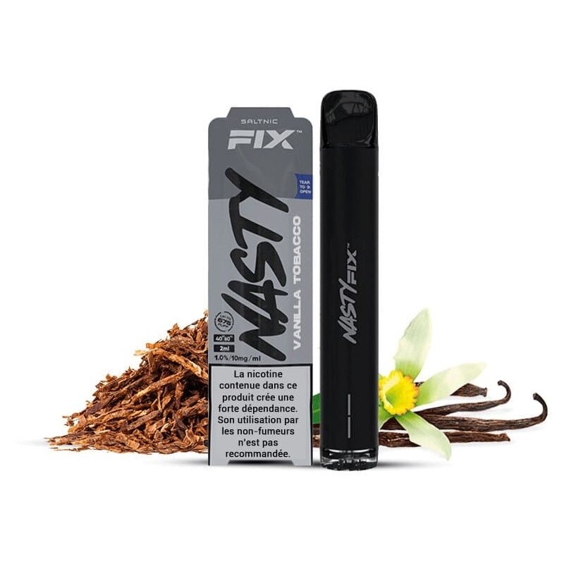 Nasty Fix Vanilla Tobacco (675 bouffées)