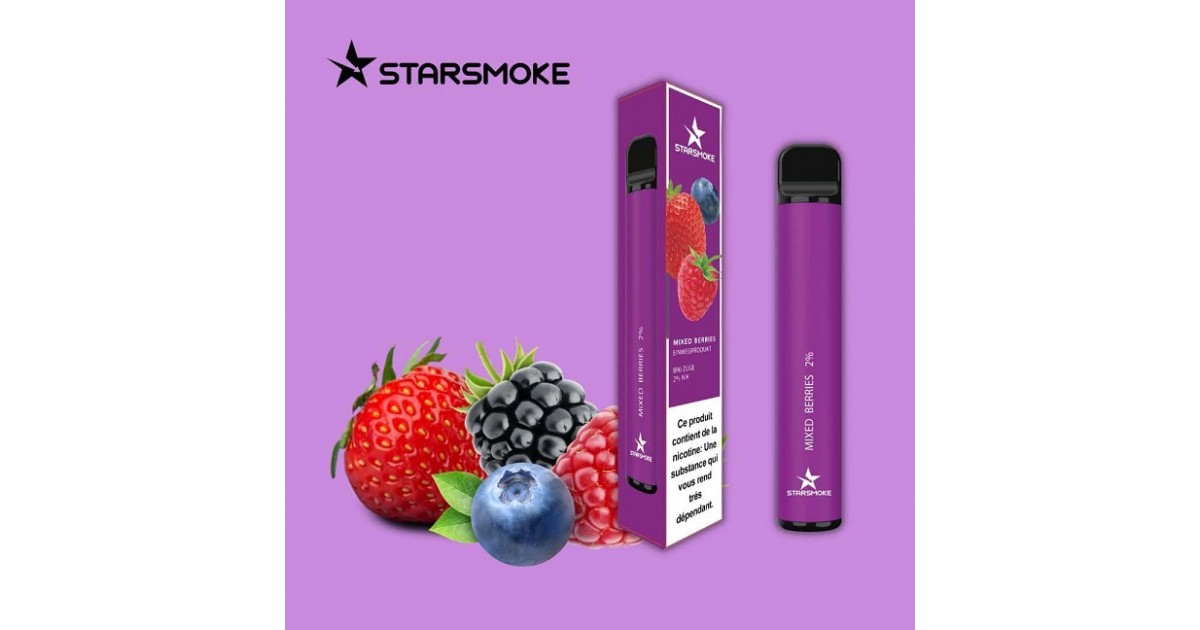 Starsmoke Mixed Berries (800 boccate)
