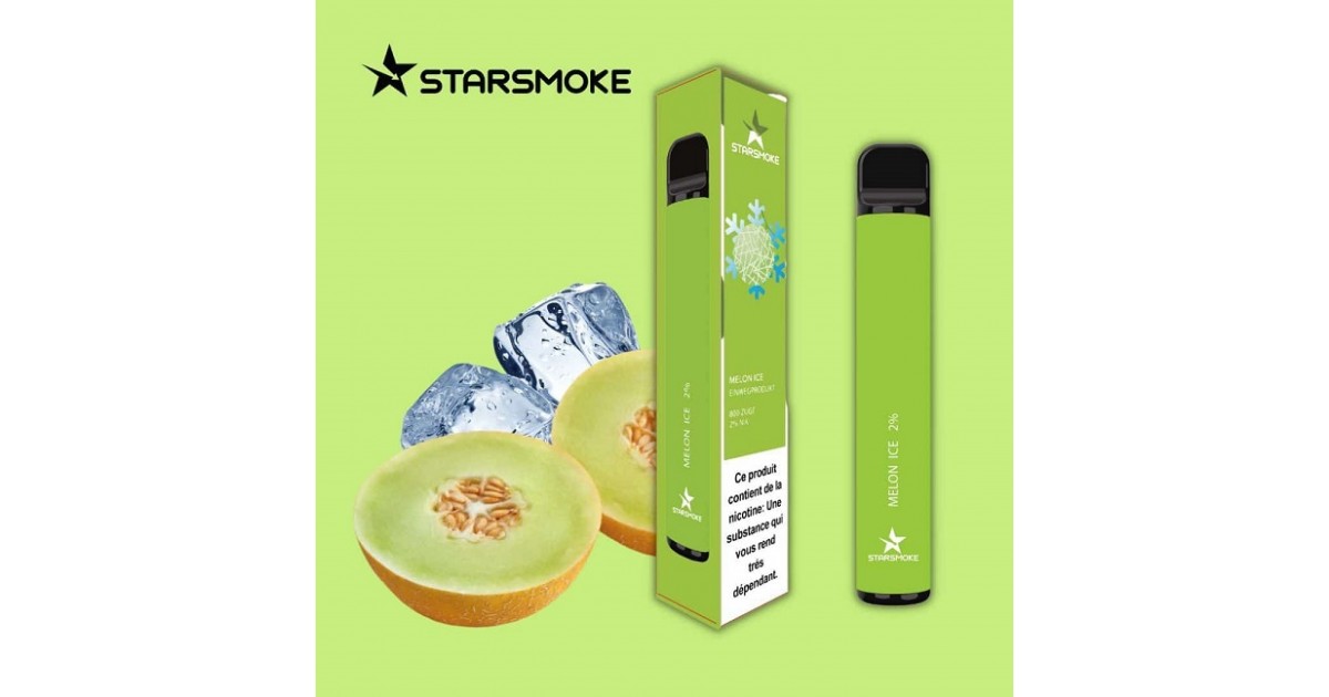 Starsmoke Melon Ice (800 bouffées)