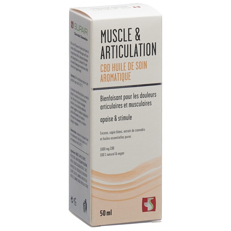 Supair CBD-Aromapflegeöl für Muskel & Gelenke (50ml)