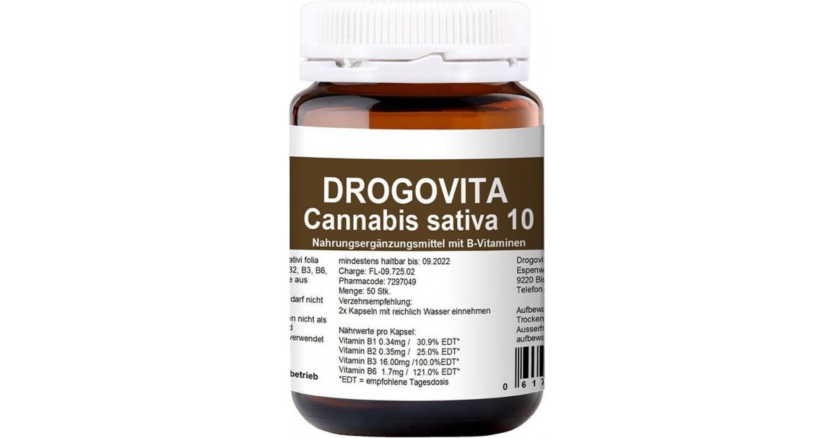 Drogovita CBD en gélules 10mg (100 pcs)