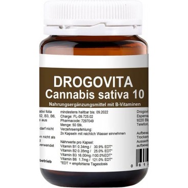 DrogoVita CBD en gélules 10mg (100 pcs) 