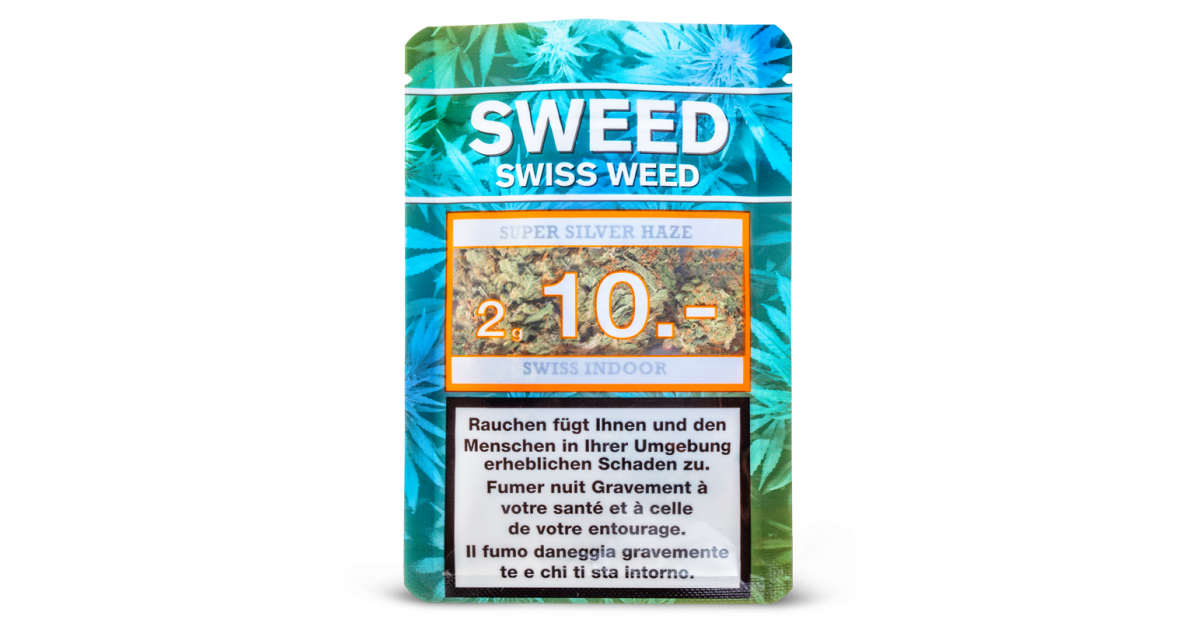 Sweed CBD Cannabis - Super Silver Haze (flower cuttings) (2g)