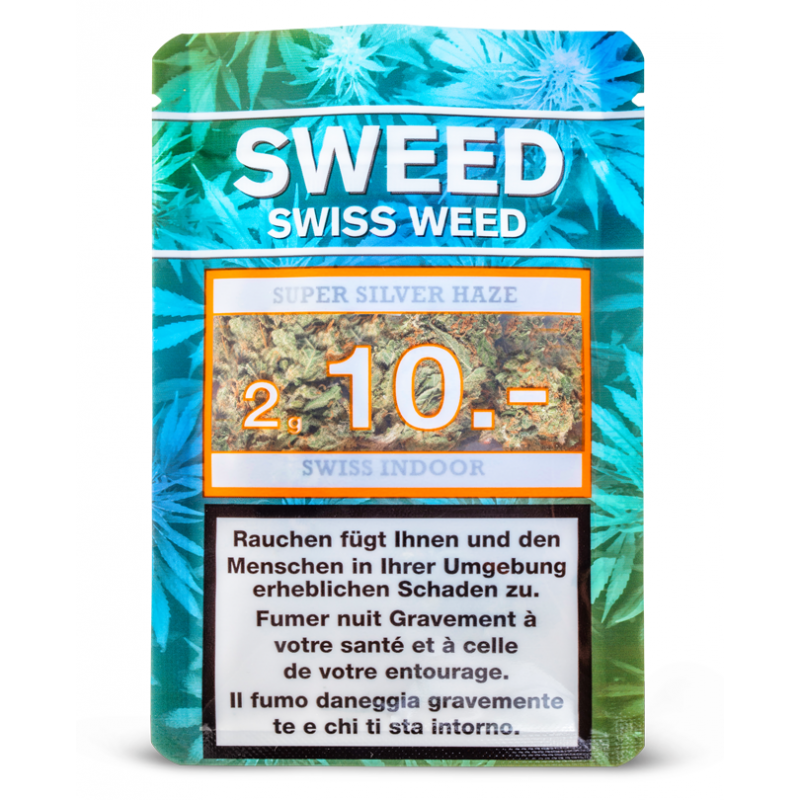 Sweed CBD-Cannabis – Super Silver Haze (Blütenabschnitte) (2g)