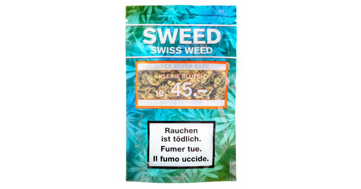Sweed CBD Cannabis - Super Silver Haze (small flowers) (10g)