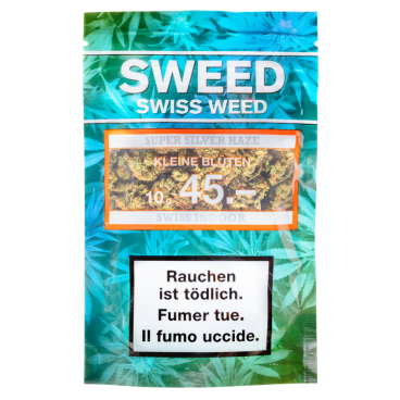 Sweed Cannabis CBD - Super Silver Haze (petits bourgeons) (10g) 