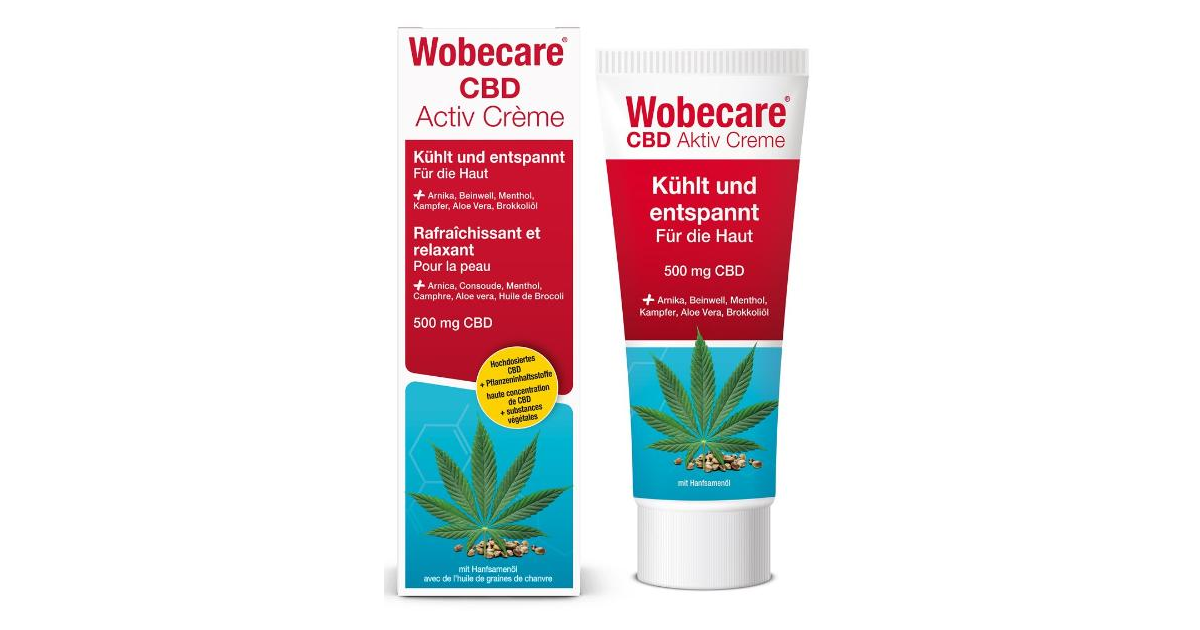 Wobecare CBD Active Cream (100ml)