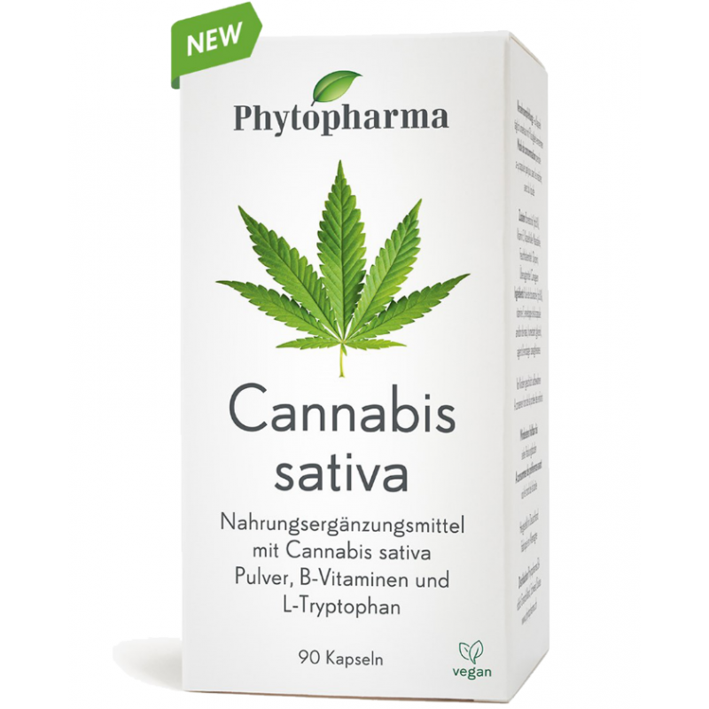 Phytopharma Capsule di Cannabis sativa (90 pezzi)