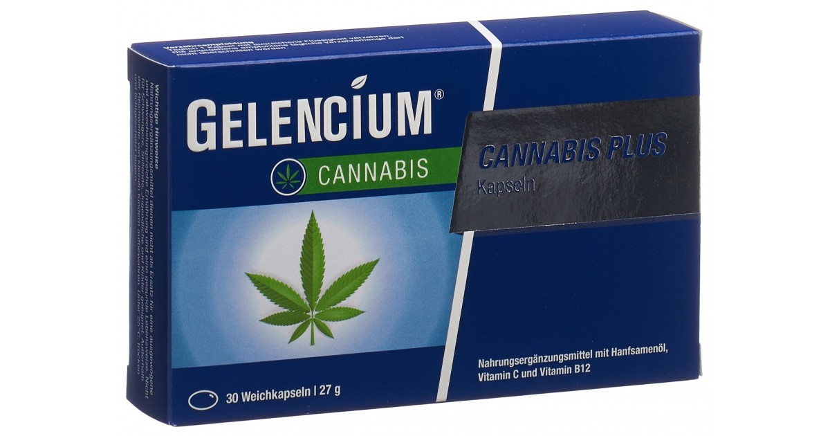 GELENCIUM Cannabis Plus Kapseln Blister (30 Kapseln)