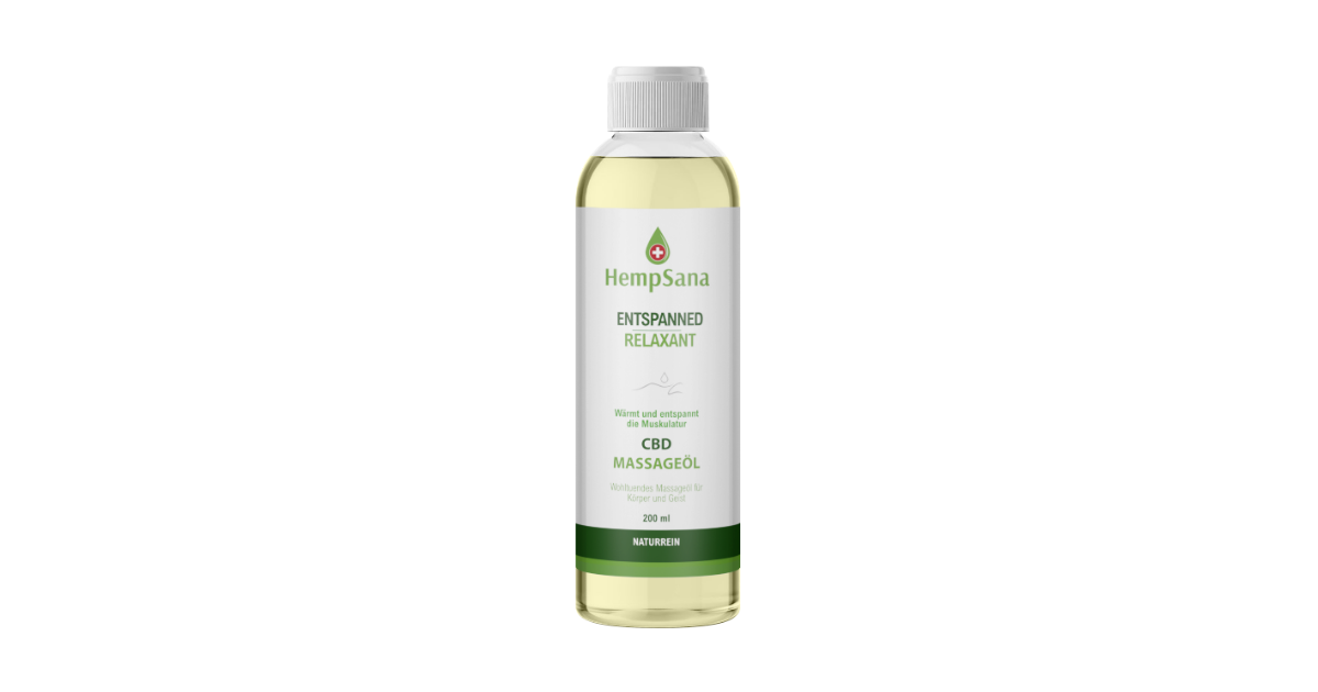 Hempsana CBD Massage Oil (200ml)