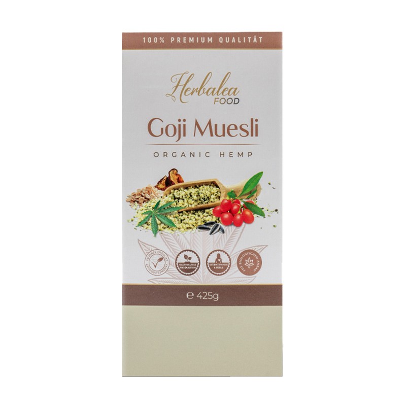 Herbalea Muesli di canapa e goji biologico (425 g)