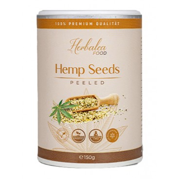 Herbalea Organic hulled hemp seeds (150g)