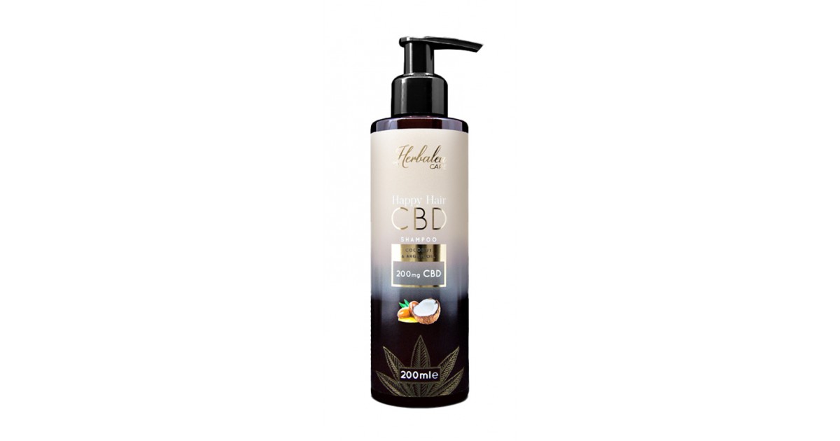 Herbalea Shampoo CBD all'olio di argan e cocco (200 ml)