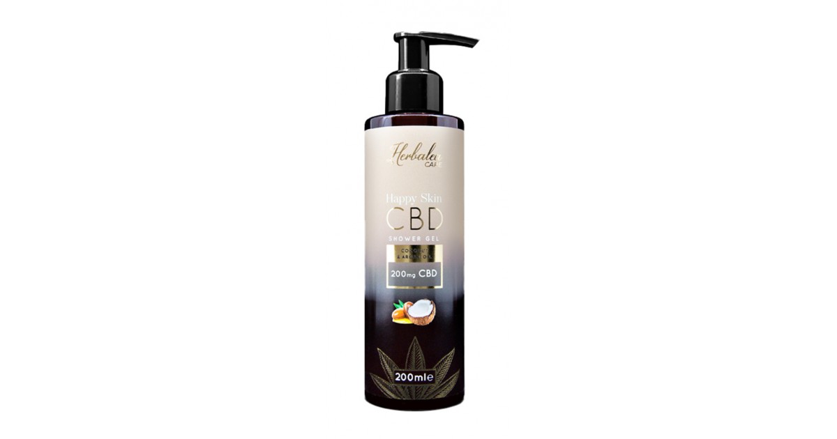 Herbalea CBD Shower Gel Argan & Coconut Oil (200ml)