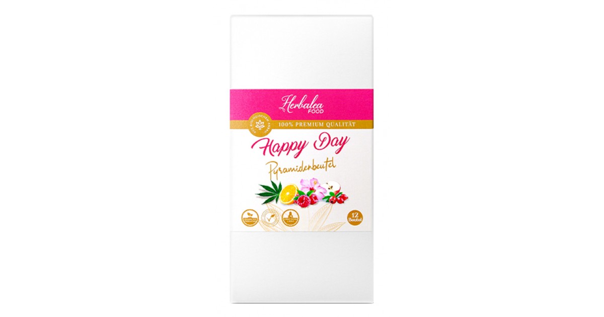 Herbalea Tè biologico per le mani Happy Day (12 bustine)