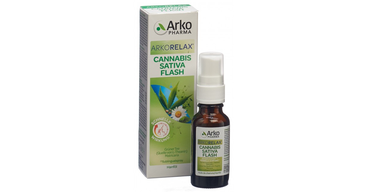 ARCORELAX Cannabis Sativa Flash Spray (15ml)