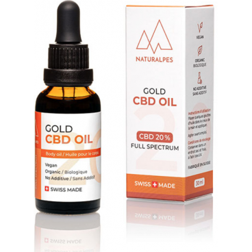 Naturalpes Gold CBD Öl 20% (10ml)