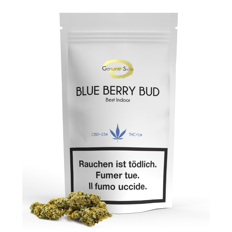 Genuine Swiss CBD Blue Berry Bud (2.5g)