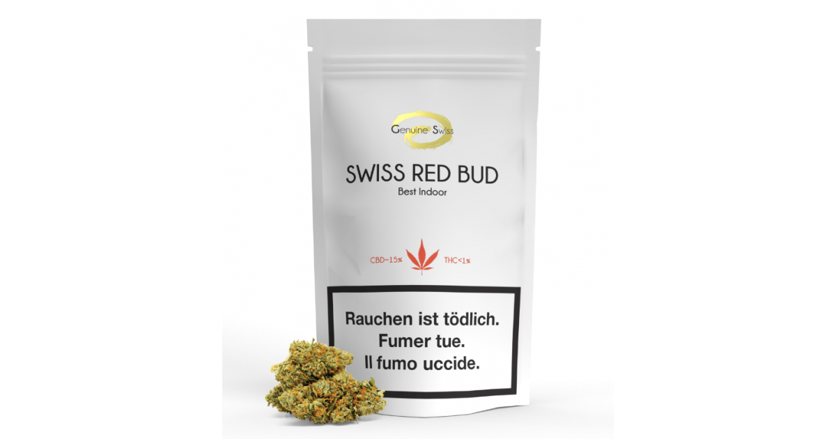 Genuine Swiss CBD Swiss Red Bud (2.5g)